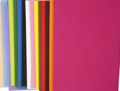 Mosgummi - A4 - 210X297 MM - Tykkelse 2 MM - 30 Assorterede Ark