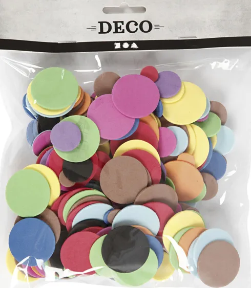Mosgummicirkler - Ø 12+20+32 MM - Assorterede Farver - 300 Assorterede
