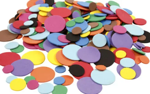 Mosgummicirkler - Ø 12+20+32 MM - Assorterede Farver - 300 Assorterede