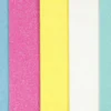 Mosgummi - Glitter - A5 - 2 MM - Forskellige Farver - 5 Ark