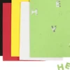 Mosgummi - Str. 2-2,3 CM - Tykkelse 2 MM - Assorterede Farver - 5 Ark