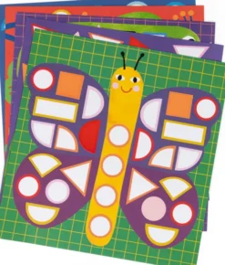 Moulin Roty - Klistermærker - Geometri - 300 Stk. - Les Toupitis