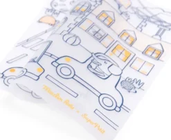 Moulin Roty - Silikone Dækkeservietter Med Tusser - Les Popipop