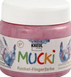 Mucki Fingermaling - Metallic Rosa - 150 ML