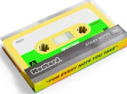 Mustard - Cassette Sticky Notes - 3 Inches By 2 Inches