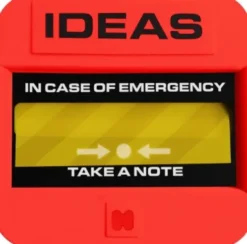 Mustard - Emergency Sticky Notes - 100 Sheets
