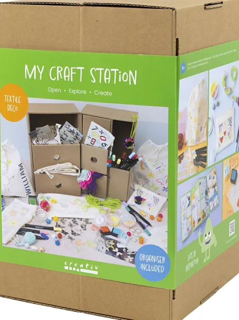 My Craft Station Tekstildekoration - Assorterede Farver - 1 Stk