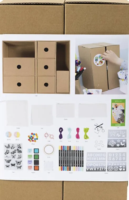 My Craft Station Tekstildekoration - Assorterede Farver - 1 Stk