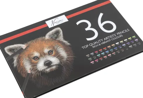 Nassau Fine Art - Farveblyanter I Æske - 36 Stk