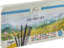 Nassau Fine Art - Luxe Aquarel Set - Akvarelsæt Med 45 Farver
