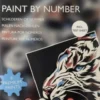 Nassau Fine Art - Paint By Numbers Kit - Ark Og 9 Farver - Tiger