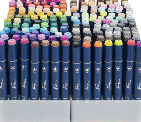 Nassau Fine Art - Runde Dual Markers Premium Tusser - 168 Stk