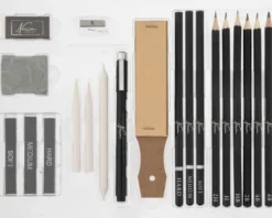 Nassau Fine Art - Sketching Set - 21 Dele