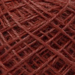 Natursnor - Tykkelse 1-2 MM - Hamp - Rød - 150 M