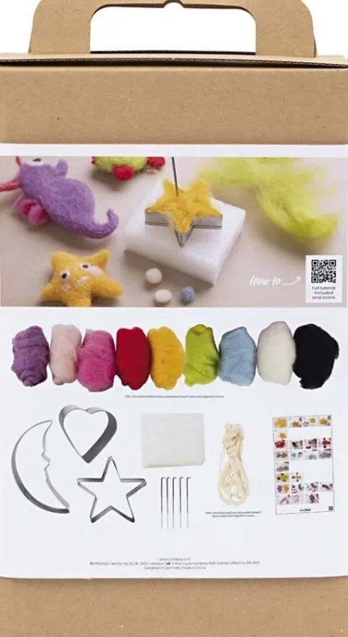 Nålefiltning Startsæt DIY Kit - Dyr I Vandet