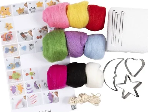Nålefiltning Startsæt DIY Kit - Dyr I Vandet