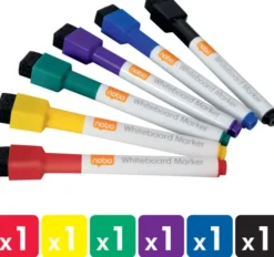 Nobo - Whiteboard Markør Mini 6 Styk