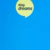 Notesbog A5 Linjeret 160 Sider # Big Dreams