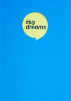 Notesbog A5 Linjeret 160 Sider # Big Dreams