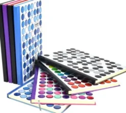Notesbog A6 Med 3D Prikker Og Hologram - Assorteret