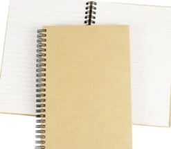 Notesbog Med Spiral - A5 - 60 G - Brun - 1 Stk