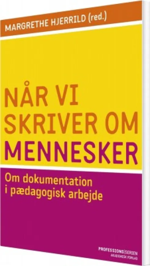 Når Vi Skriver Om Mennesker