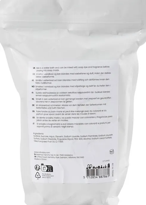 Olivenolie Sæbemasse - Granulat - 500 G