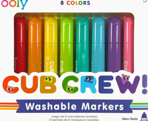 Ooly - Afvaskelige Tusser 8 Stk - Cub Crew