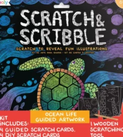 Ooly - Ridsekort - Ocean Life - Scratch Og Scribble
