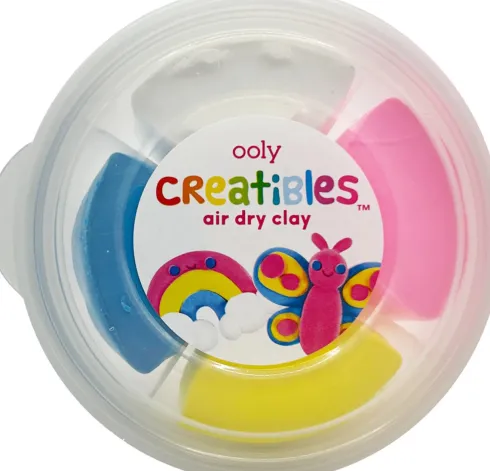 Ooly - Selvhærdende Ler - Rainbow Bffs 4 Farver - Creatibles