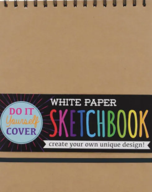 Ooly - Skitseblok - DIY - Hvid 20,5 X 26,5 CM