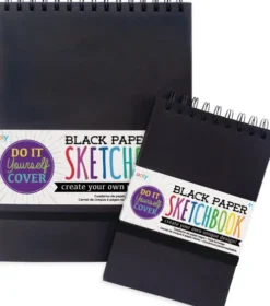 Ooly - Skitseblok - DIY - Sort 13 X 19 CM