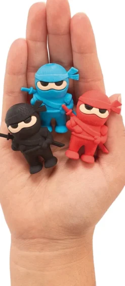 Ooly - Viskelæder 3 Stk - Ninja