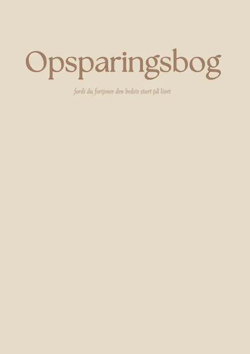 Opsparingsbog