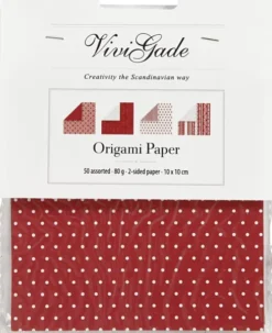 Origami Papir - Str. 10X10 CM - 80 G - 50 Forskellige Ark