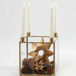Origami Papir - Str. 10X10 CM - 128 G - Guld - 20 Ark