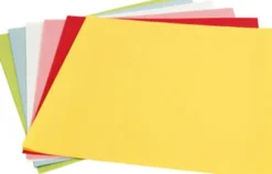 Origami Papir - Str. 30X30 CM - 80 G - Standardfarver - 12 Ark