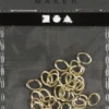 Oval-Ring - Tykkelse 0,7 MM - Forgyldt - 50 Stk
