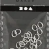 Oval-Ring - Tykkelse 0,7 MM - Forsølvet - 50 Stk