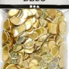 Pailletter - Dråbe - Str. 14X19 MM - Guld - 50 G