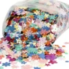 Pailletter - Ø 5-20 MM - Pastelfarver - 250 G