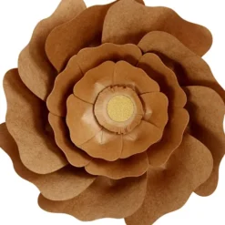 Papirblomster - Ø 15+25 CM - Natur - 2 Stk