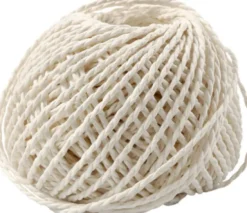 Papirgarn - Tykkelse 2,5-3 MM - Hvid - L 40 M - 150 G