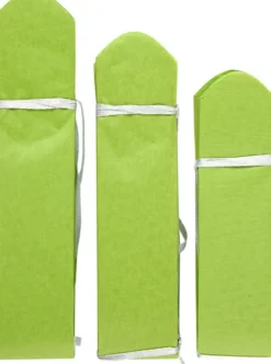 Papir Pomponer - Ø 20+24+30 CM - 16 G - Limegrøn - 3 Stk