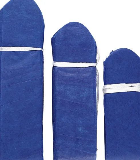 Papir Pomponer - Ø 20+24+30 CM - 16 G - Mørk Blå - 3 Stk