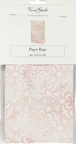 Papirposer - Akvarel - 21X6X12 CM - 80 G - 8 Stk