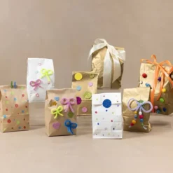 Papirposer - Brun - 22.5X6,5X11 CM - 50 G - 100 Stk
