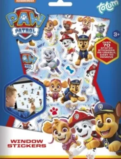 Paw Patrol - Klistermærker Til Vindue - Over 70 Stk