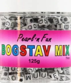 Pearl 'N Fun Perler - Bogstaver - 7 MM - 125 G