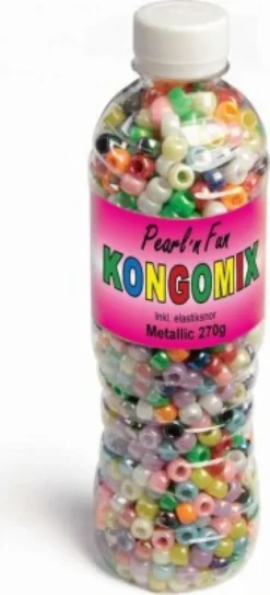 Pearl 'N Fun Perler - Kongo Mix Metallic - 270 G